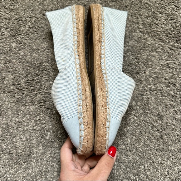 Tory Burch Colorblock Espadrille Flat in Seltzer Blue - Picture 8 of 9